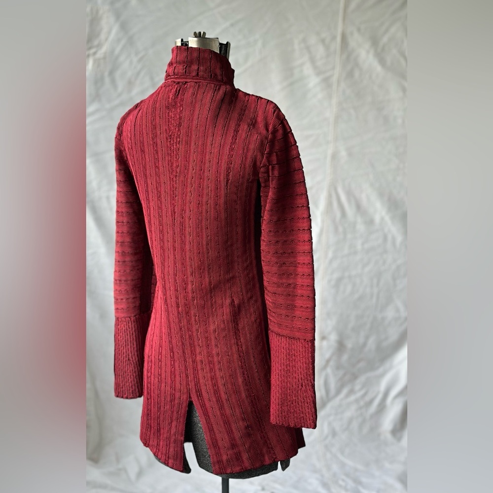 Pepa Pombo Red Knit Coat - Picture 5 of 7